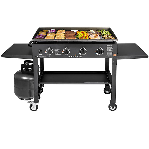 Blackstone Griddle Cooking Station 4Burner Flat Top Propane Gas Grill